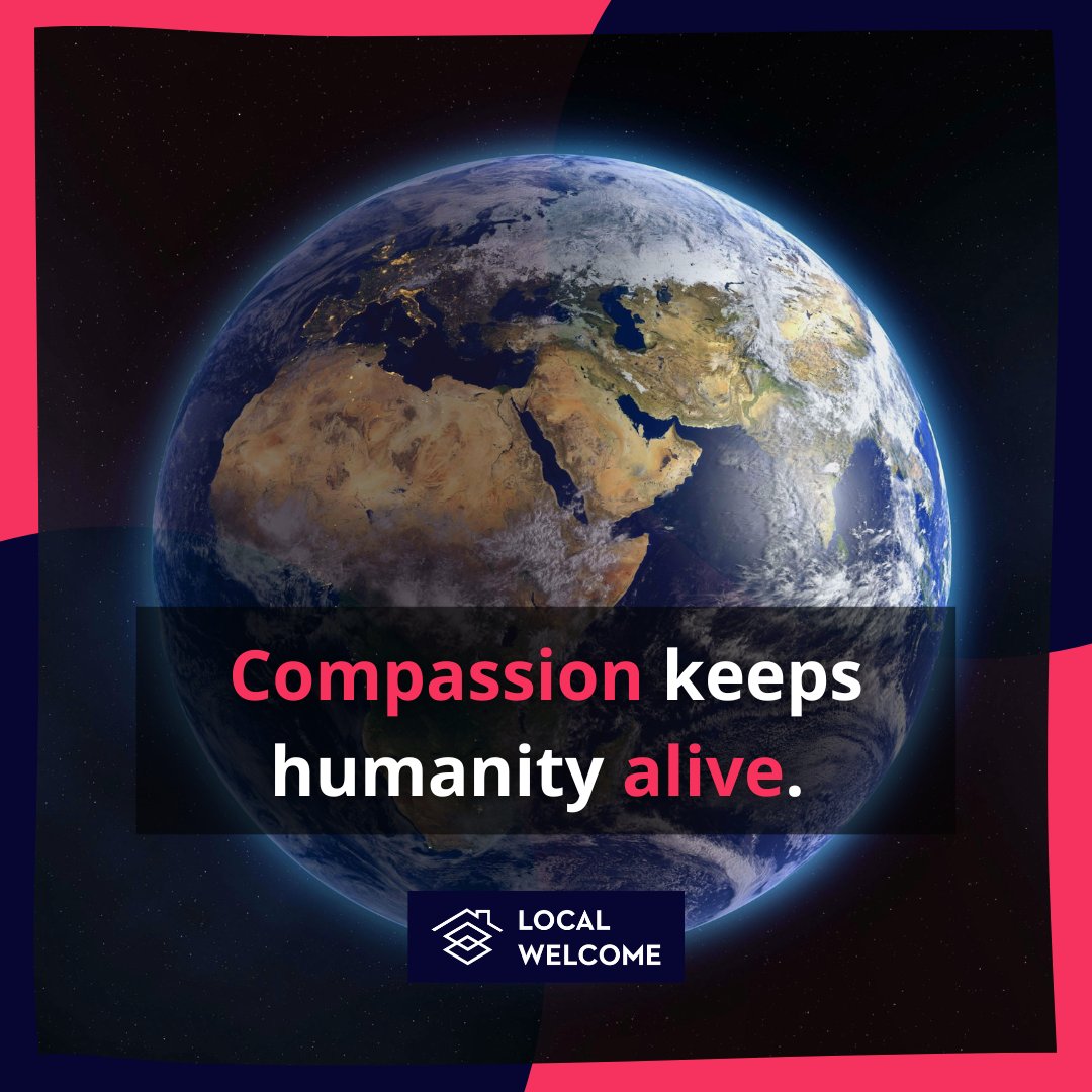 LocalWelcome's tweet image. Let's work towards a world where peace is more than just a dream. 🕊️💙 #CompassionInConflict #DreamOfPeace #localwelcome