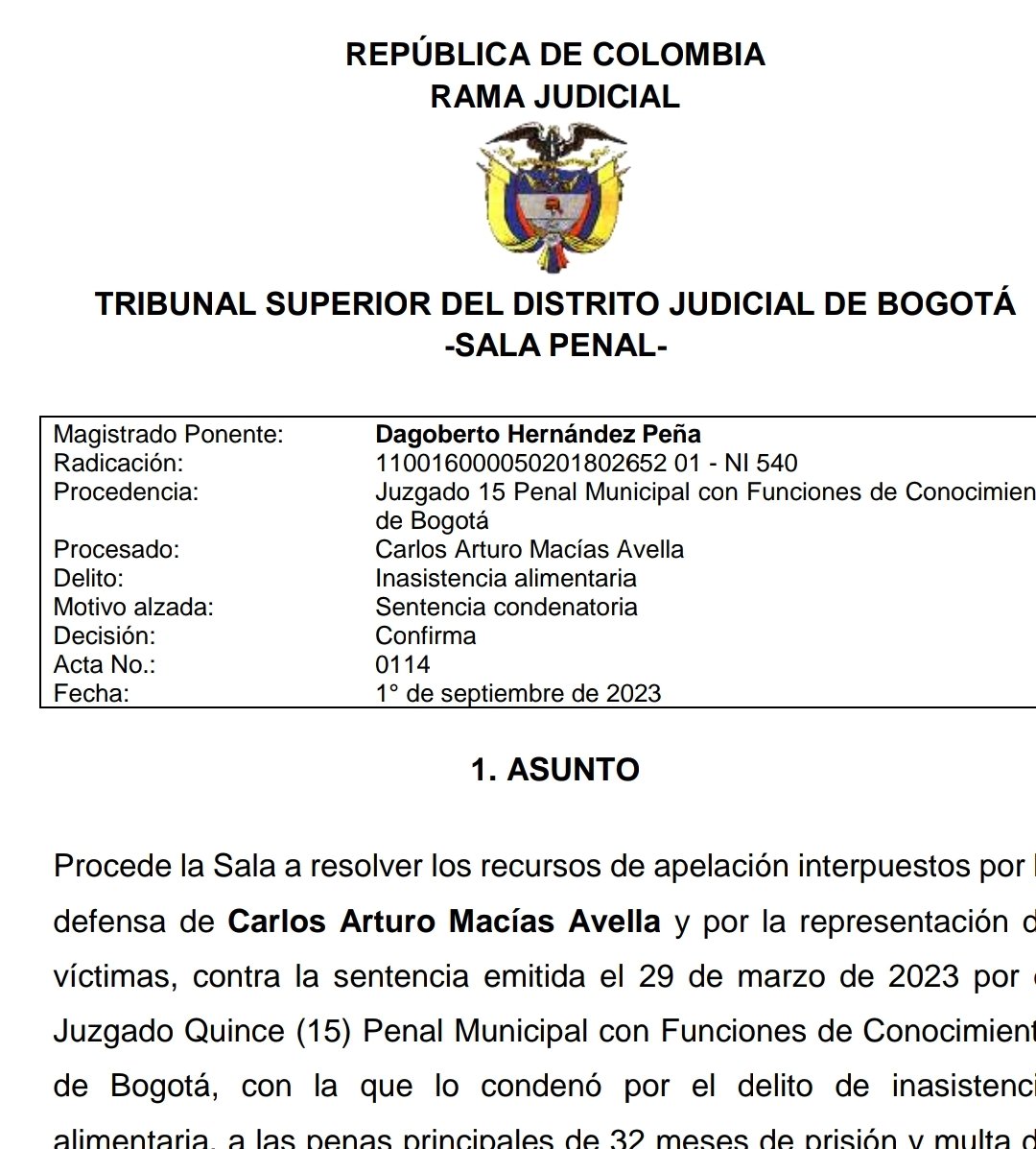 Jurisprudencia Colombiana tweet media
