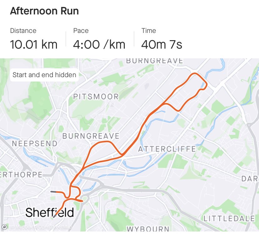 Andy1882's tweet photo. Run 25/31 ✅
40:07

Slightly different route today with a few more hills 😅

Legs really are tiring but the end is in sight!

@prostateunited

https://t.co/L9r5hcuggd https://t.co/U4BFAA6YVP