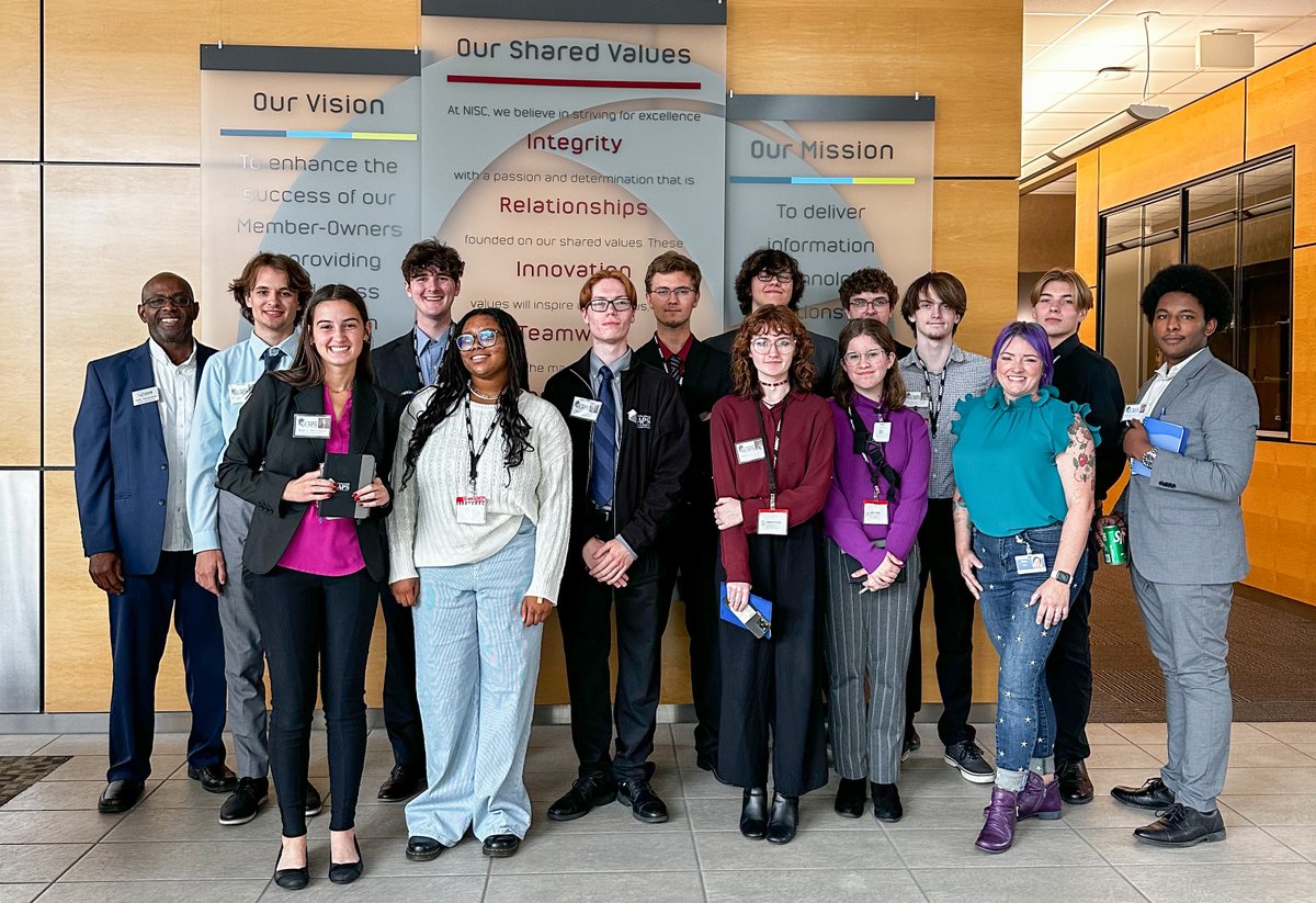NISC_coop's tweet photo. We enjoyed hosting @scccaps  yesterday at our Lake St. Louis campus! The group learned a little about who NISC is and about Test Automation and Development and toured the building.
We love being involved in our communities and sharing our passion for technology. https://t.co/J6xnwAnkuW