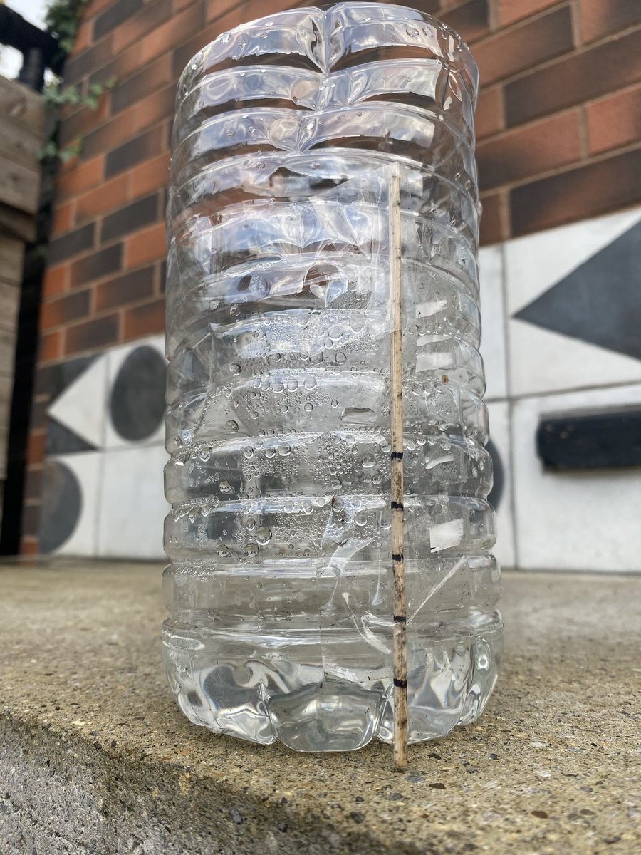 Laura__Fall's tweet image. Harrison made a rain gauge for this half term’s homework. It managed to capture some rain before being blown away in the storm!! @OPAK_1MH