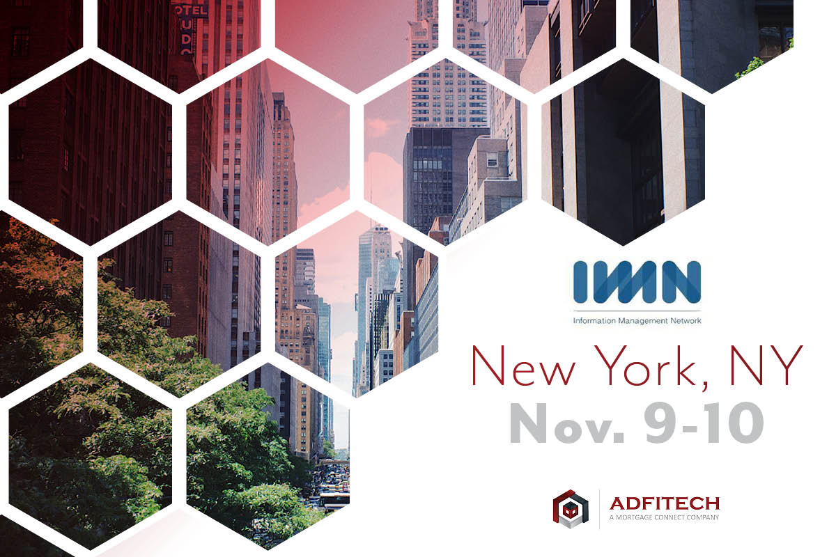 ADFITECHInc's tweet photo. We'll be in New York, NY, to attend the IMN Residential Mortgage Servicing Rights Forum on Nov. 9 - 10!

Come meet with us to chat about all your mortgage quality control, due diligence or other loan review needs!

#IMN #MSR #MortgageQC #MortgageDueDiligence #TPR #Fulfillment #QC https://t.co/DniNbagXIs
