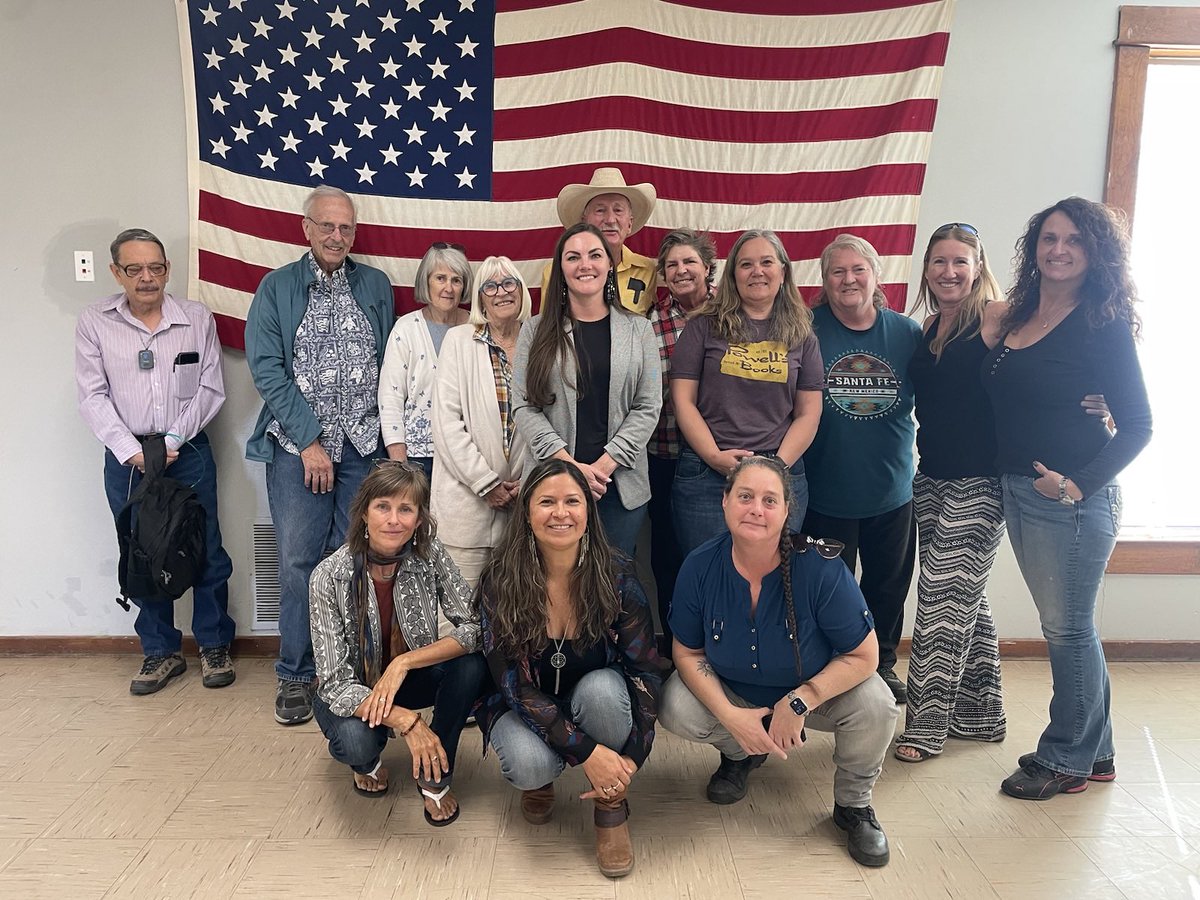 AnnaForCO's tweet photo. I’m grateful to everyone who came out to talk to me in the lovely town of Norwood about their priorities and challenges in San Miguel County yesterday. Thank you to Mayor Candy Meehan for hosting me and for the wonderful hospitality!
#smalltowncolorado #ruralco #co03 https://t.co/yW7rvYmTLL