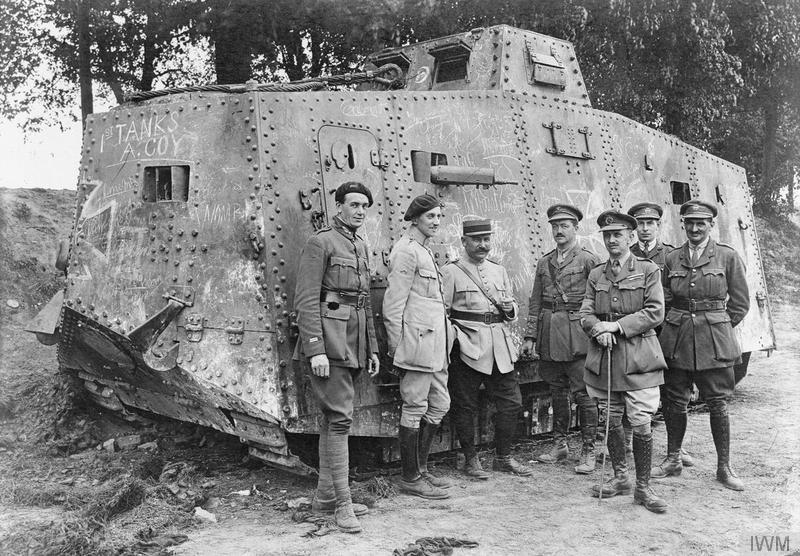 C_VargasHarle's tweet photo. À propos de la conservation des pièces historiques ou prises de guerre ; l'exemple de l'A7V. Les Français ont, comme les Britanniques, capturé un exemplaire. Après une exposition à Paris, il est utilisé pour des tests puis probablement ferraillé et non pas conservé. https://t.co/aHBjQyPzOh