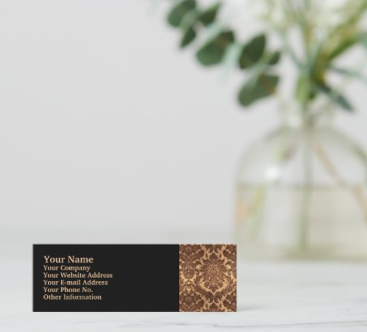 sparklefnstore's tweet photo. Damask - Brown &amp; beige Mini Business Card

https://t.co/nbmIKPTG4p

#damask #businesscards #brown #beige #visitingcards #art #office #business #zazzle https://t.co/ckMszI4FRO