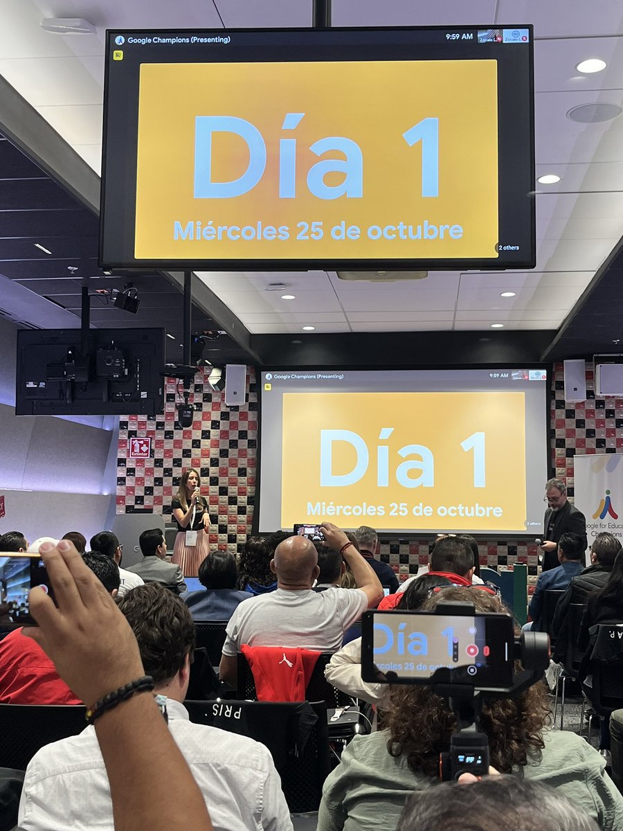 Iniciando este desafío con toda la alegría de compartir, aprender empoderar, incluir e inspirar. #googlechampions
