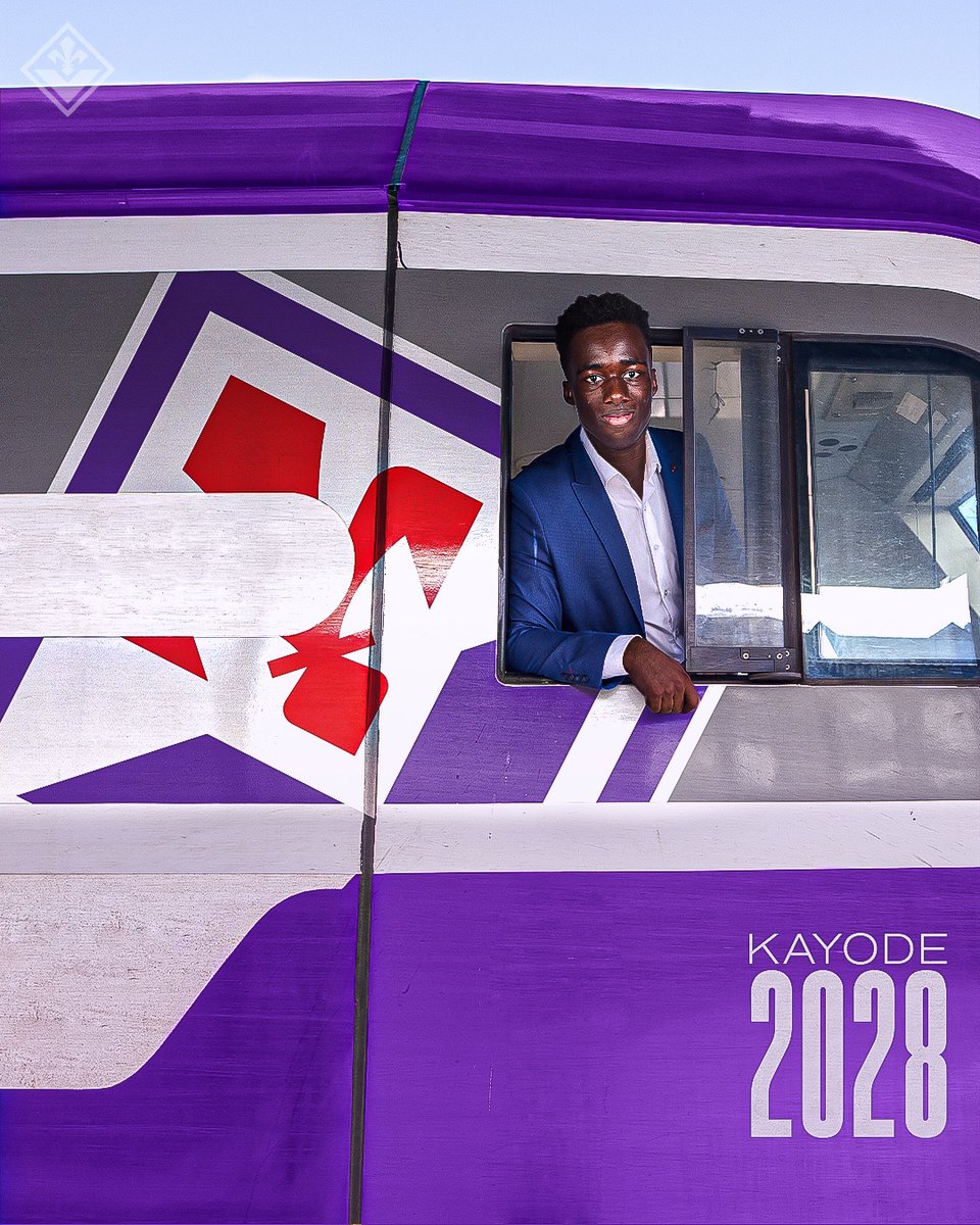 M.Kayode 🤝🏻 <a href="/acffiorentina/">ACF Fiorentina</a> 

Sono molto felice di aver curato il rinnovo del laterale destro viola con questo artwork 🎨⚜️

#kayode #acffiorentina #beardpainter