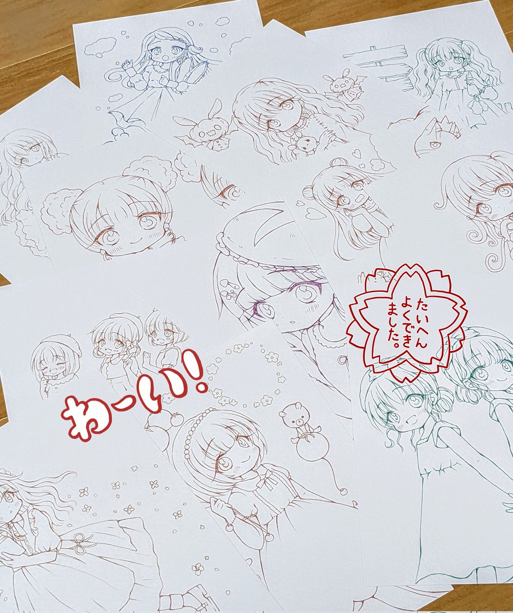 12月のコミティアで出すイラスト本のペン画( ˙꒳ ˙ )これから着色です

#イラスト 