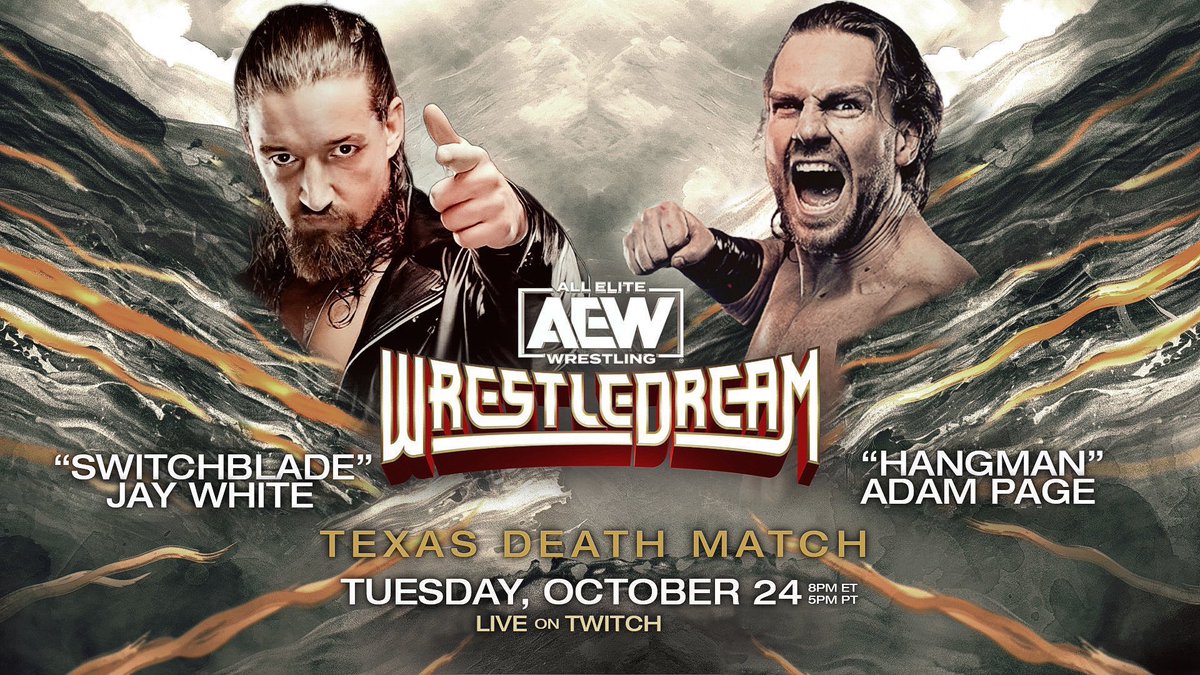 Jay White vs Adam Page @ #AEW2KWrestleDream 

⭐️⭐️⭐️⭐️.75 

- Insider