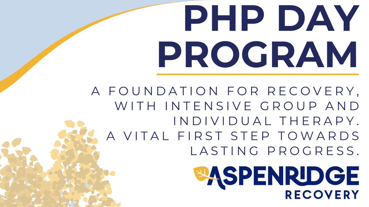 AspenRidgeRec's tweet photo. Discover our PHP program—a bridge between residential treatment and outpatient care. It's your stepping stone to lasting recovery, providing the intensive therapy you need for a strong foundation. 🌟💪
Learn more here: https://t.co/43LXkMMPlJ

#Rehab #SubstanceAbuse #Alcohol https://t.co/OZ8fG1b5Xh