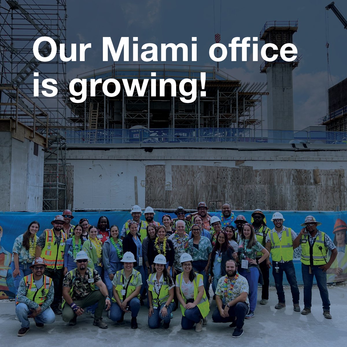 Our Miami office is growing! 🌴 Join our team and be a part of the exciting Miami market with one of our open positions: Senior Project Manager, Project Manager, or Superintendent.

Learn more about our career opportunities in Miami and apply today: ow.ly/eUQj50Q0Avs