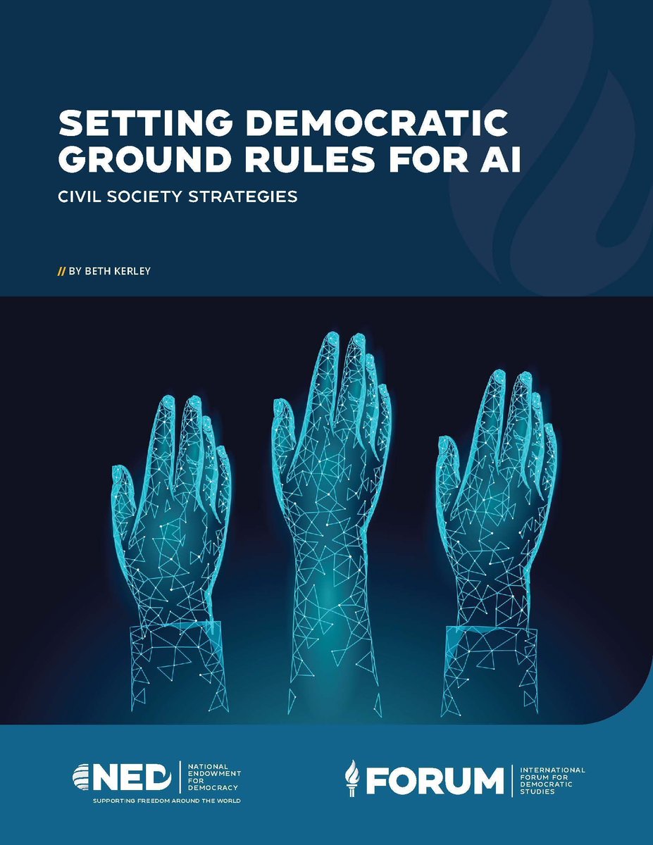 'What aspects of AI impinge upon democratic norms, and what types of institutions are needed to govern these systems democratically?' Explore answers from civil society researchers & practitioners in @ThinkDemocracy’s latest report by #BethKerley: bit.ly/3ScNVJK