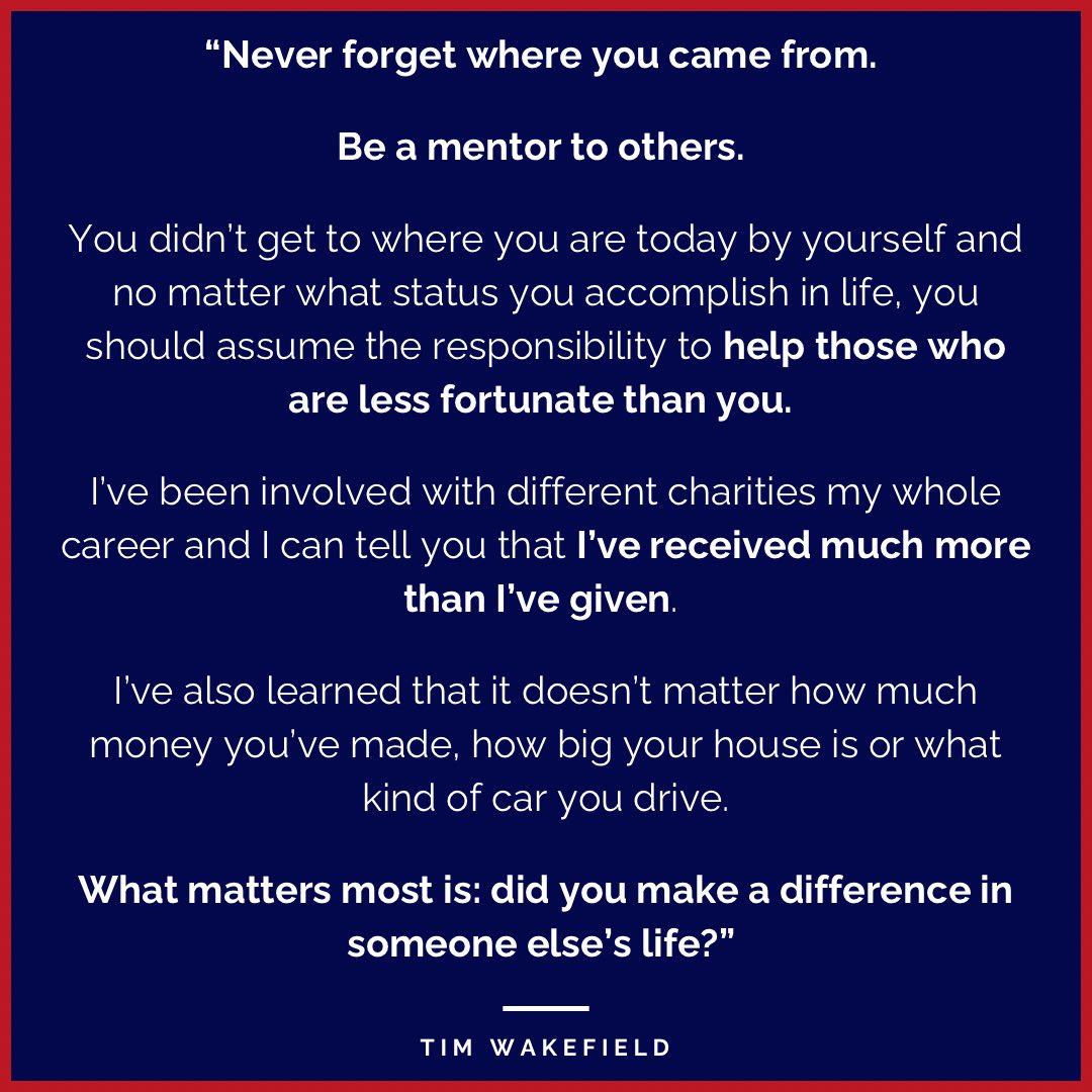 Some inspiration from the late Tim Wakefield. ❤️⚾️

#CommitmentToKindness #365Z