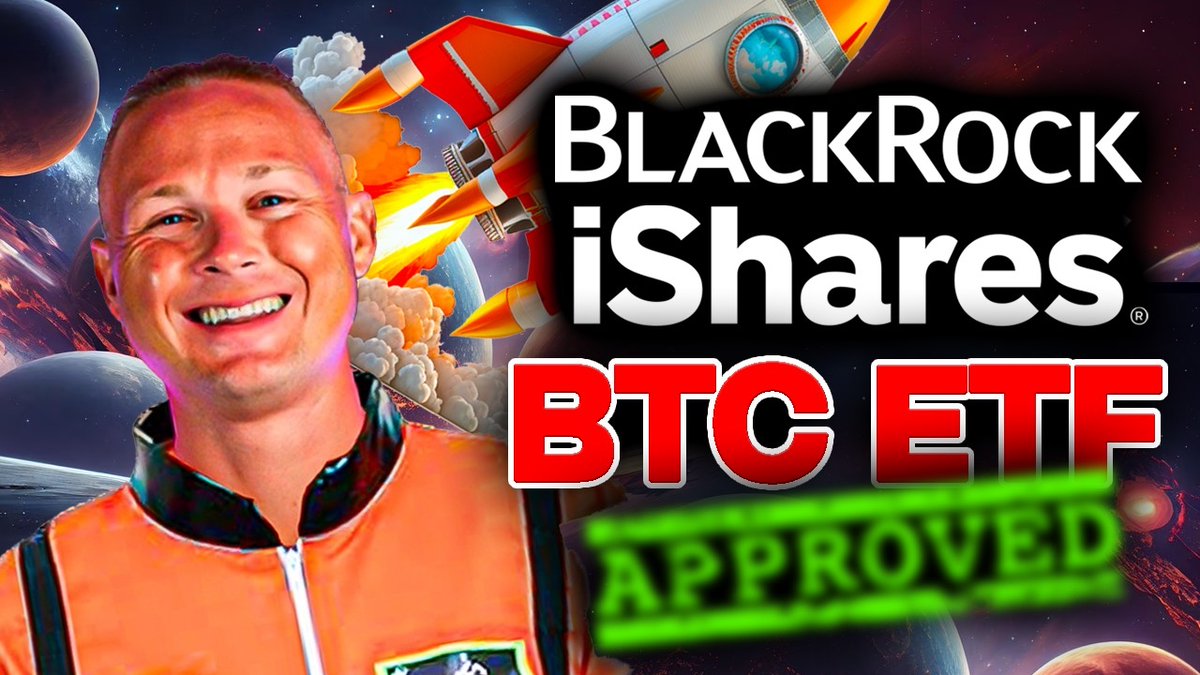 🚨Did The Blackrock Bitcoin ETF Get Approved?

📺Check out my in depth explanation live on Youtube right now!
youtu.be/8IYJuwW_vcw

#bitcoin #bitcoinetf #blackrockbitcoinetf #btc #ethereum #altcoin