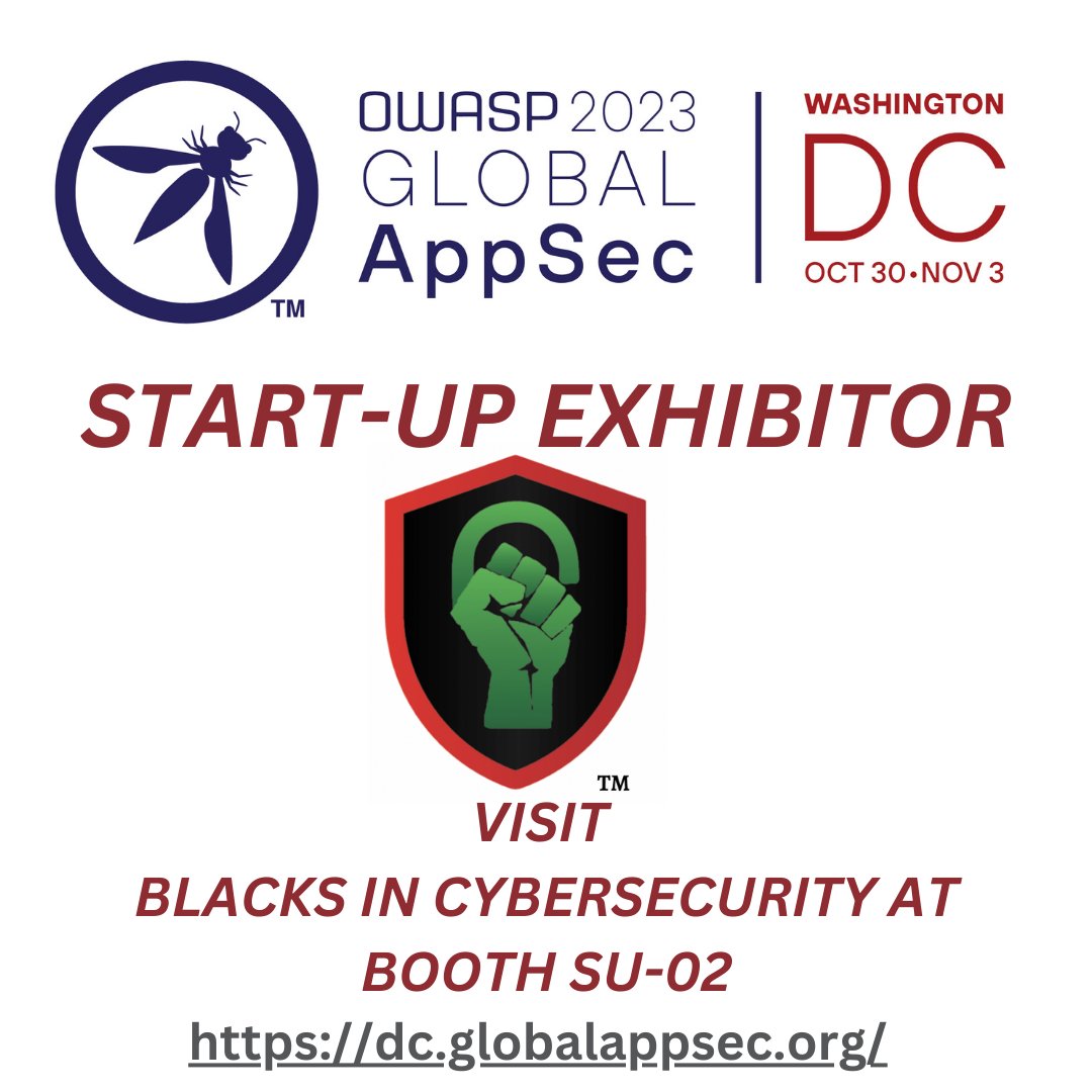 owasp's tweet photo. 2023 #OWASP Global AppSec DC is excited that @LitLikeBIC will join us next week in #DC! Stop by their booth located at SU-02. https://t.co/WQr51kqVyi #appsec #develoeprs #cybersecurity #securityconfenece #appsecconference https://t.co/G0BkYJ4JQs