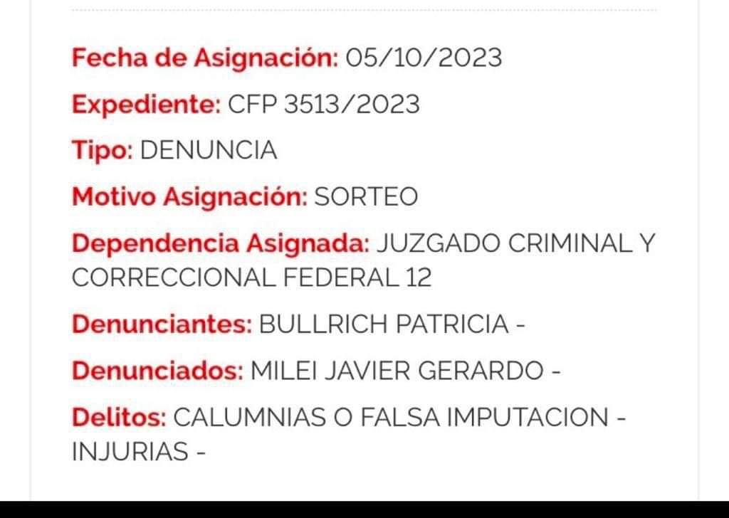 ReinaldoTok's tweet photo. Que hacemos con esta denuncia @PatoBullrich https://t.co/Peds944tHn