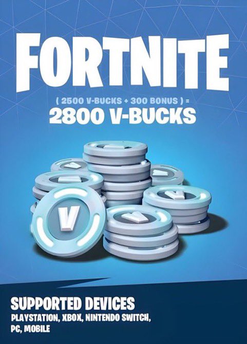 2800 vbucks giveaway 

-Retweet 
-Follow <a href="/itstattuu/">Tattuu</a> 
-Ends in 48 hours