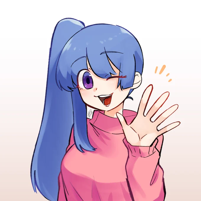 久々にオリキャラのティアちゃん描いた