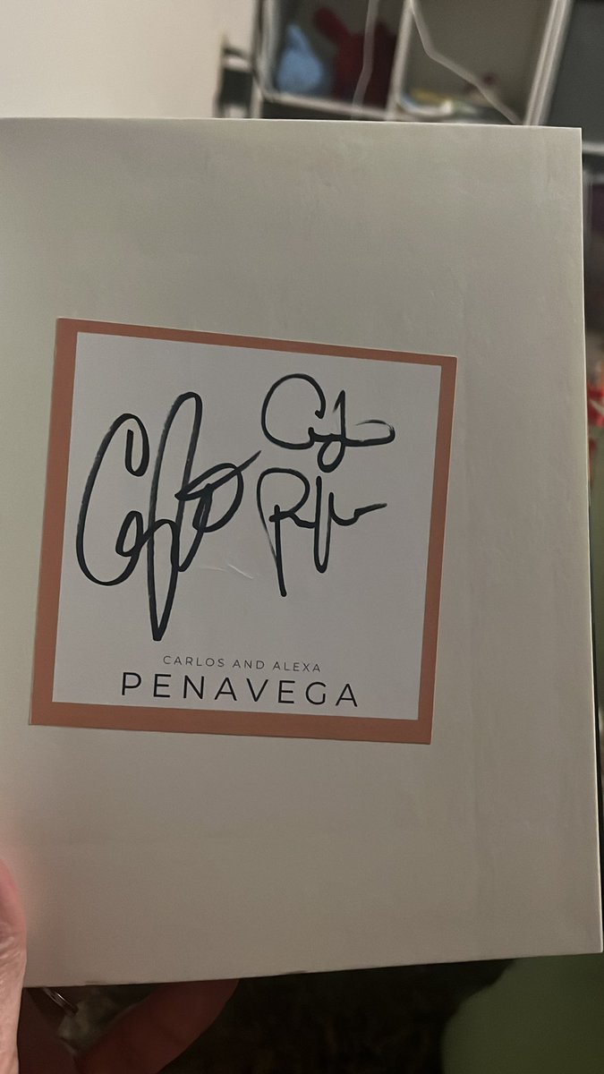 kitten_kitty88's tweet photo. Thank you @alexavega and @TheCarlosPena!!! I now have 2 copies. One signed and the other one not. I’ve read day 1, but it’s been a while. I can’t wait to continue to read this! May God bless you both &amp; your family! https://t.co/vslFLHfGps