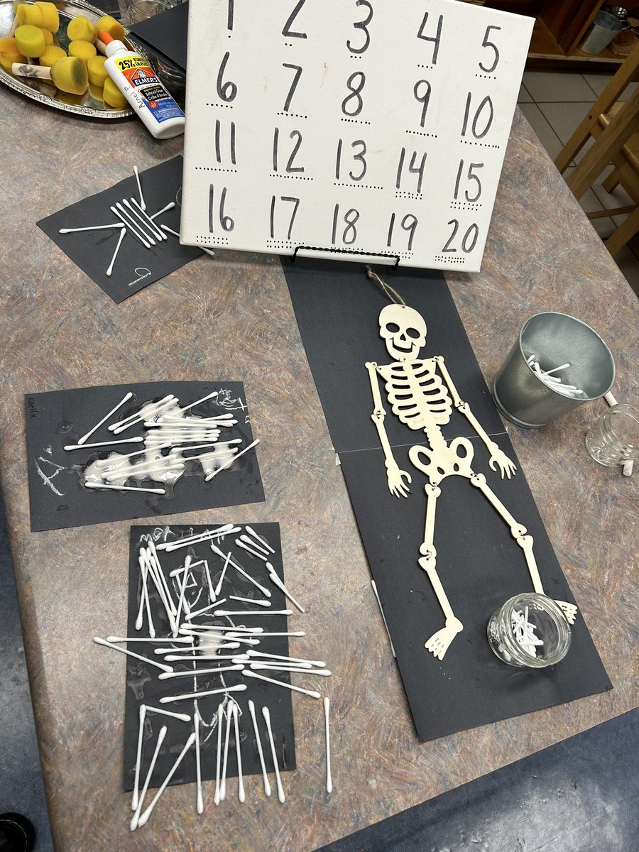 MissNantais's tweet photo. Lots of spooky learning happening today in Mrs. Fraser’s JK/SK class at St. Christopher’s! Part 2 👻🎃@Miss_Fraser3 https://t.co/HEgvJIsa4o