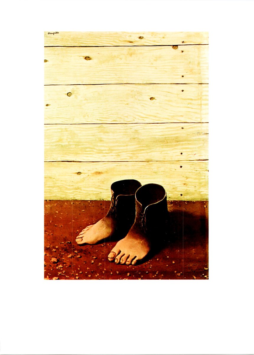 HudsonPulp's tweet image. Rene Magritte "The red model" 1935 Vintage art book page Moderna Museet, Stockholm collection etsy.com/listing/125518…
 #ReadyToFrame #DecorativeArts