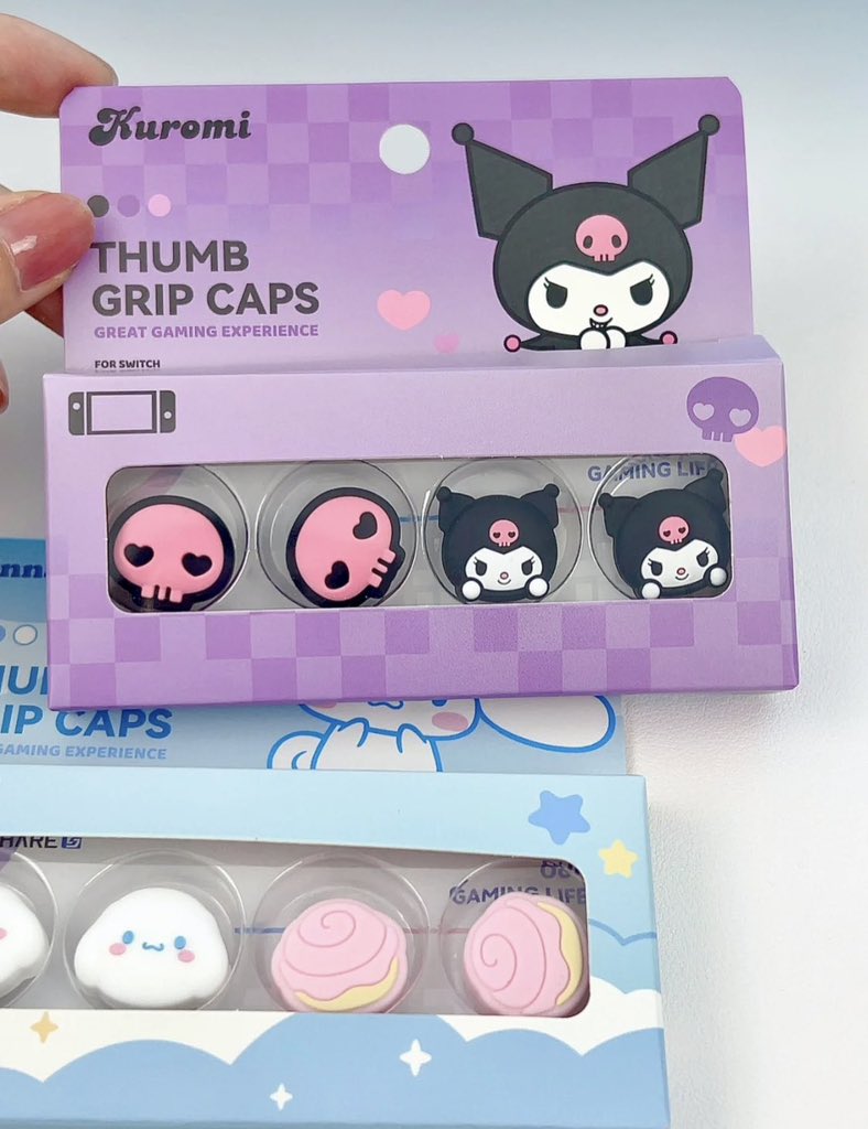 piinkimi_'s tweet photo. sanrio switch thumb grips https://t.co/wzsOAyE2gl