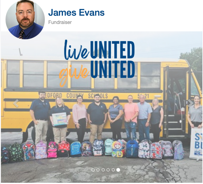 jamesevanstn's tweet photo. I'm raising money for our local United Way through Oct. 26 for #GiveUnited.

This seems silly to me, I sometimes get requests to record my voice on someone's voicemail, but for the top contributor on my fundraiser, I will record your voicemail. 
GIVE HERE: https://t.co/yhVi6AXCQ9 https://t.co/IwfG77Yfls