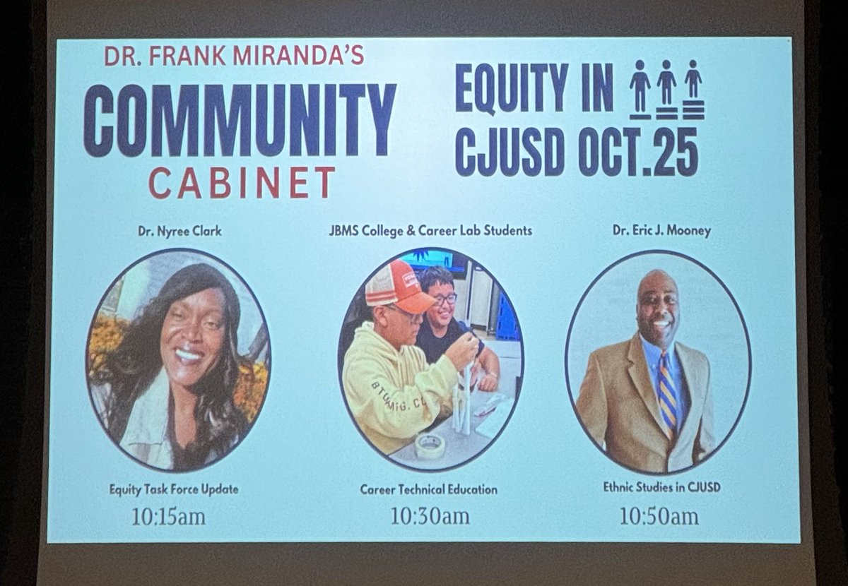 ⁦@ColtonJUSD⁩ Community Cabinet going on now ⁦@JBMS_CJUSD⁩ Come join us! ⁦@DrFrankMiranda⁩