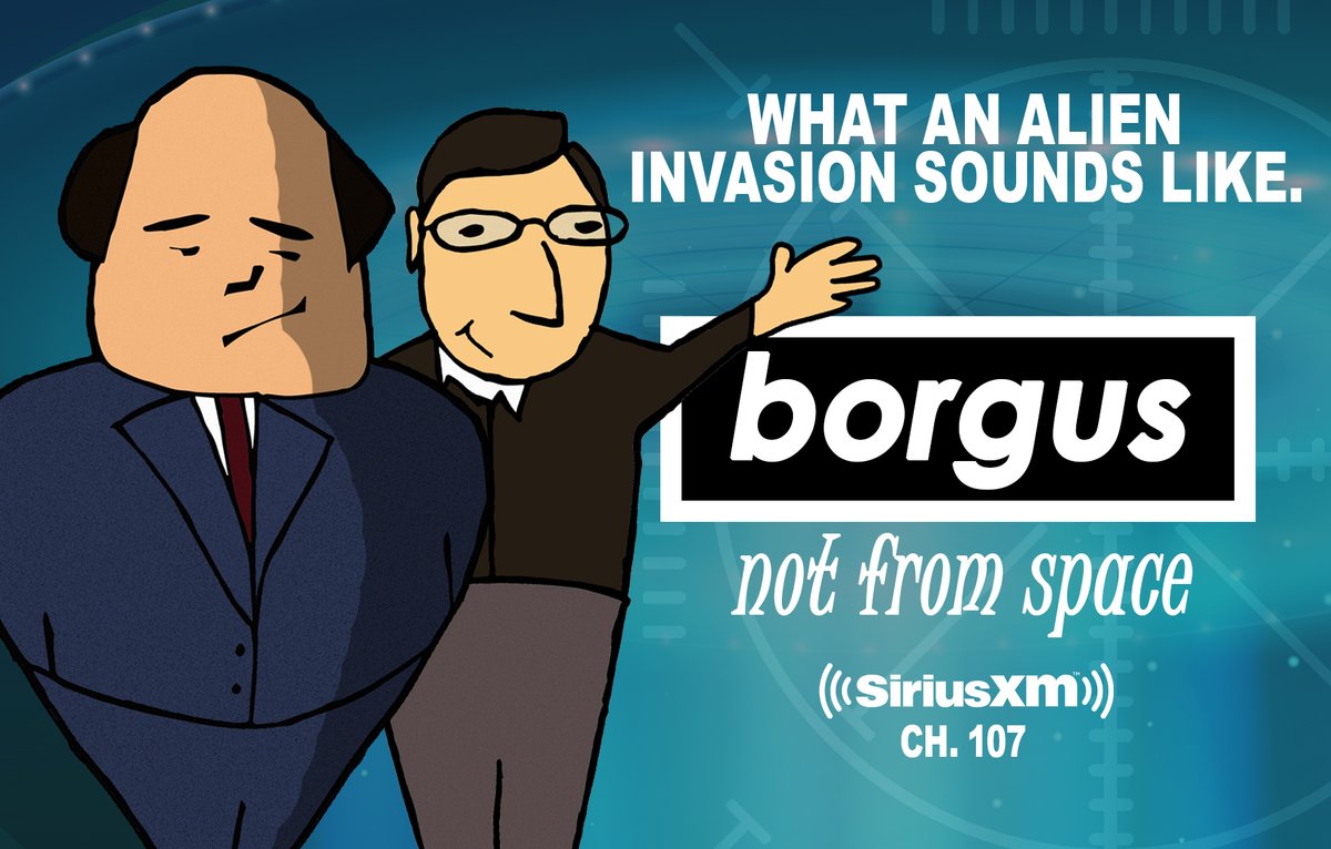 Bring your popcorn and tinfoil hats. Aliens invade SiriusXM tonight, 6pm Eastern (times approximate.) #notfromspace #siriusxm #halloween