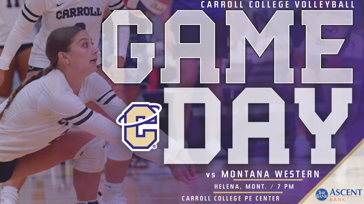 Carroll Athletics (@ccsaints) on Twitter photo πβοΈGAMEDAYβοΈπ
π : Montana Western
π : Helena, Mont.
ποΈ : CC PE Center
π : 7 p.m.
πΊ : t.ly/uAy7P
π: t.ly/r9nXd
#MarchOn | <a href="/CCSaintsVB/">Carroll College Volleyball</a> πβοΈGAMEDAYβοΈπ
π : Montana Western
π : Helena, Mont.
ποΈ : CC PE Center
π : 7 p.m.
πΊ : t.ly/uAy7P
π: t.ly/r9nXd
#MarchOn | <a href="/CCSaintsVB/">Carroll College Volleyball</a>