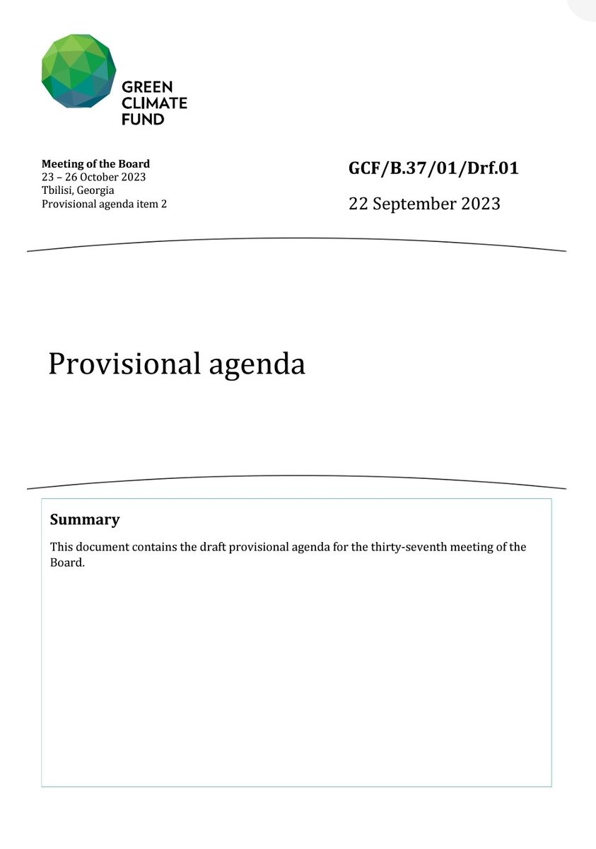 AmaruRuiz's tweet image. #Hilo 4/4 
La secretaria del Fondo Verde del Clima @theGCF tiene 120 días más para revisar lo que ha presentado el régimen #OrtegaMurillo. Por eso no apareció #BioClima en la agenda de la reunión de la Junta Directiva del @theGCF que se desarrolló entre el 23 y 25 de octubre.