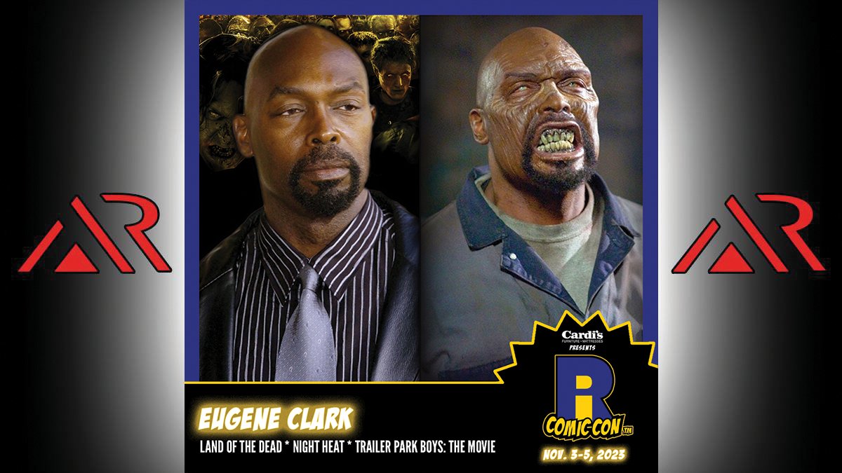 ricomiccon's tweet photo. Actor of stage &amp; screen and a former football player, please welcome Eugene Clark to RICC! His best-known film role was in George A. Romero's Land of the Dead as the head zombie, "Big Daddy." He also played Sid Gomez in  William Shatner's Tek War. #TekWar #BigDaddy https://t.co/aiHmrEqf1O