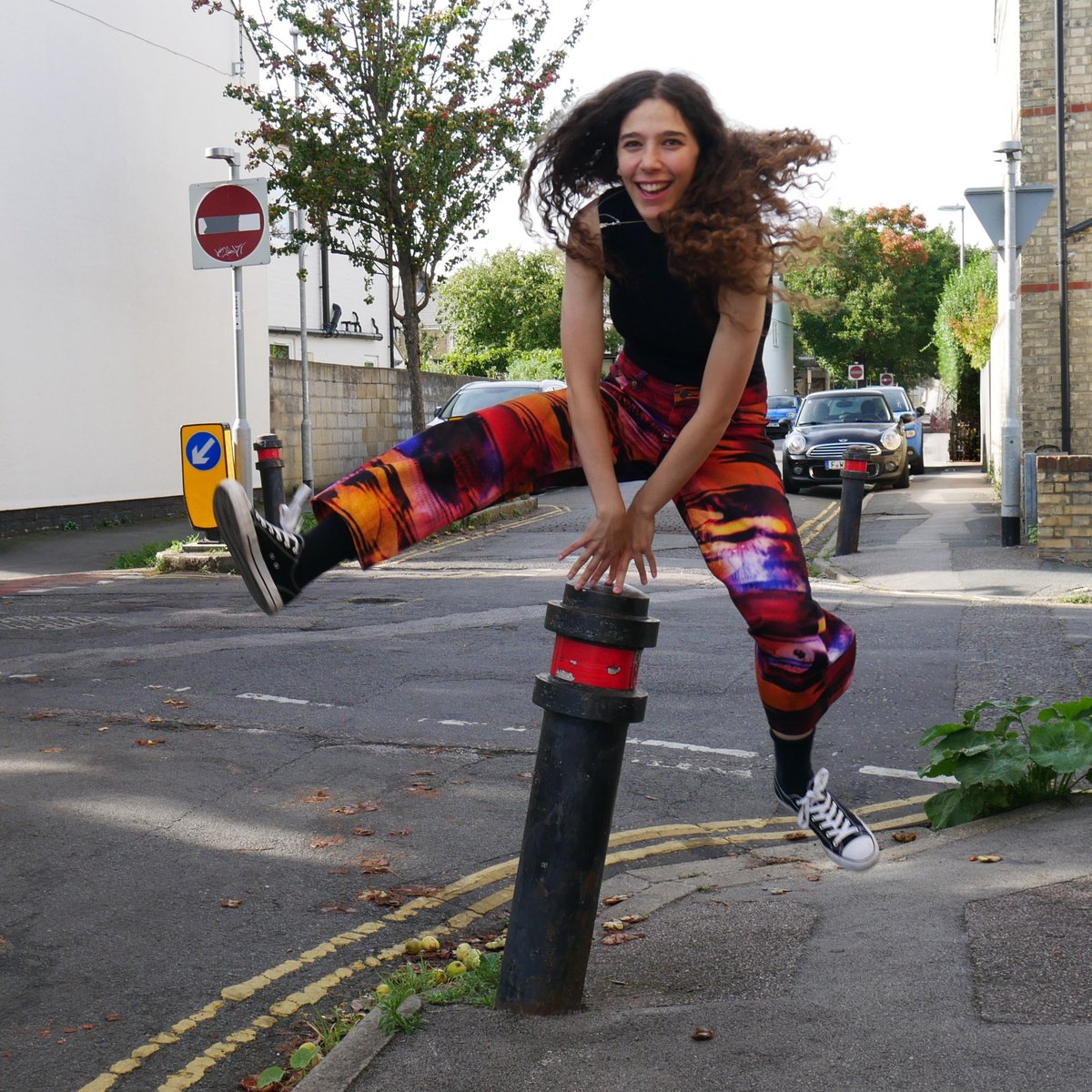 Jumping for joy as in just a few hours my new EP will be yours! Let’s do this!!