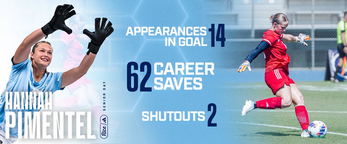RiceSoccer's tweet photo. 𝐒𝐞𝐧𝐢𝐨𝐫 𝐂𝐞𝐥𝐞𝐛𝐫𝐚𝐭𝐢𝐨𝐧: #0 Hannah Pimentel 🎓 

#GoOwls👐 https://t.co/LHt1GX0J2a