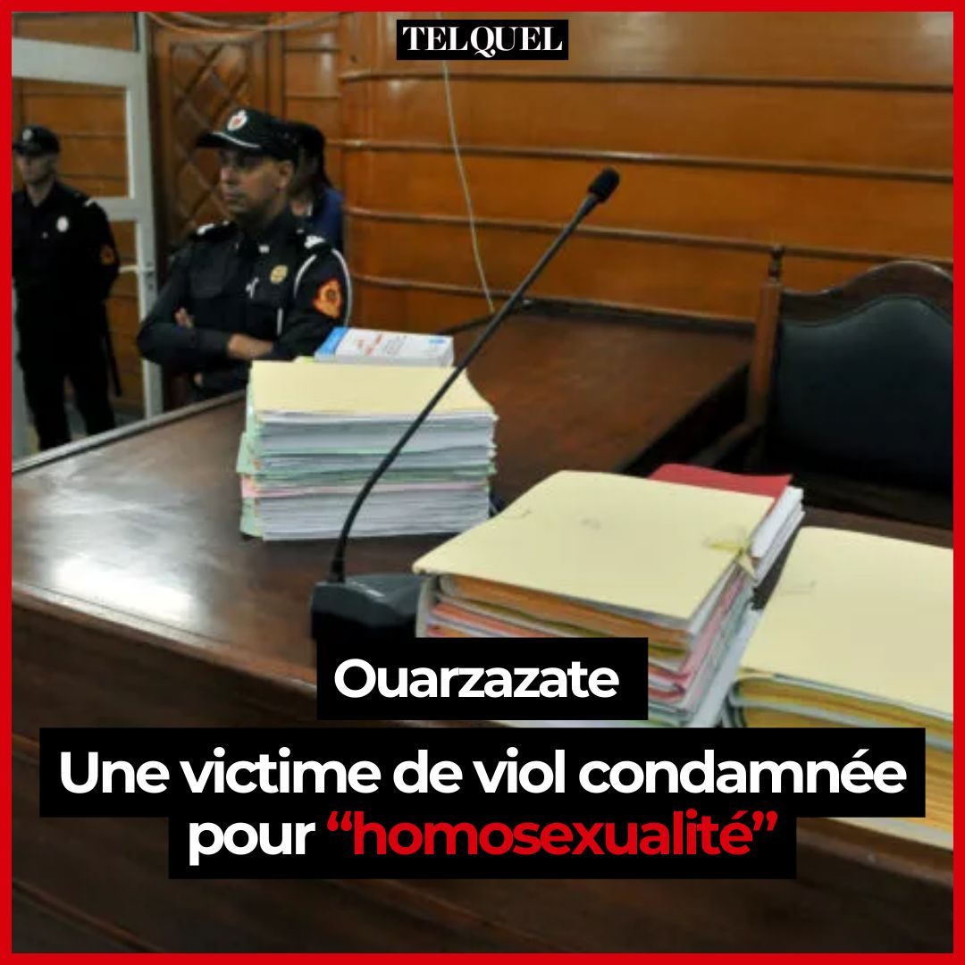 TelQuelOfficiel's tweet photo. Un muezzin de la région de Ouarzazate vient d’être condamné à 8 ans de prison pour homosexualité et attentat à la pudeur avec violences sur mineur de moins de 18 ans. La victime, elle, écope de 6 mois de prison pour homosexualité, en vertu de l’article 489 du Code pénal. https://t.co/1bqazywWWK