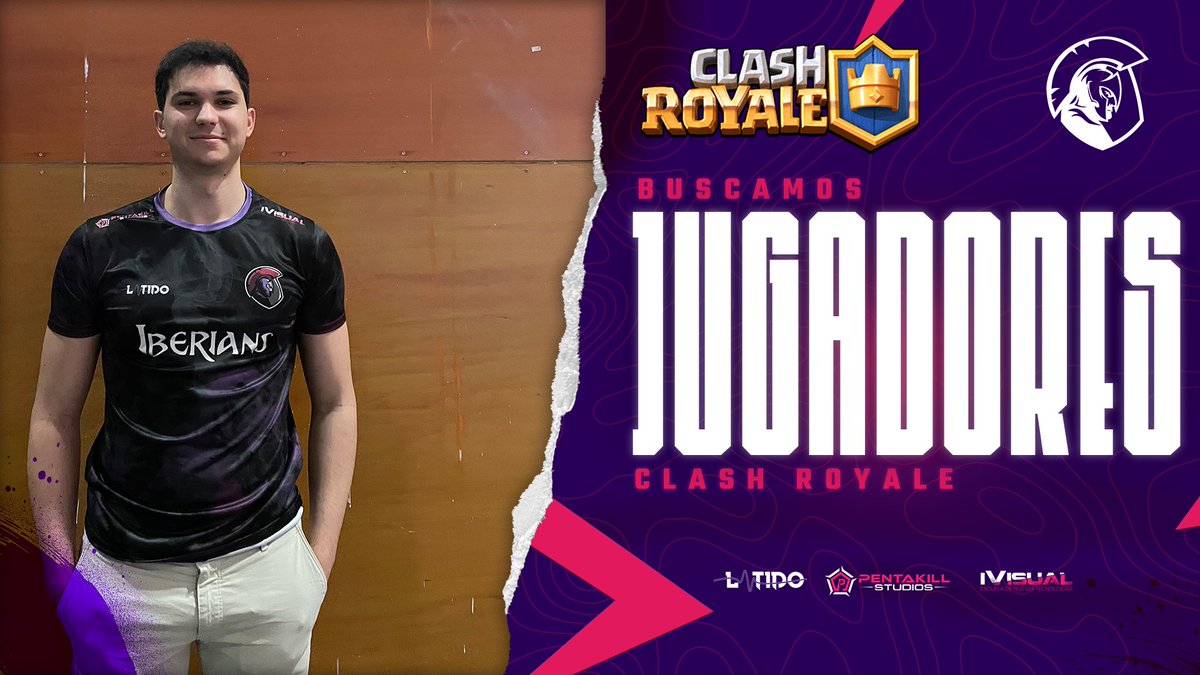 Buenas tardes.
Desde <a href="/IberiansGaming/">Iberians Gaming</a> estamos buscando jugadores para formar un equipo de #ClashRoyale 🏆
Nuestra idea de proyecto es un poco diferente con lo cual el único requisito será residir en 🇪🇸 España.

📫Cualquier duda o interesado a mi MD.

⚡Se agradece difusión⚡