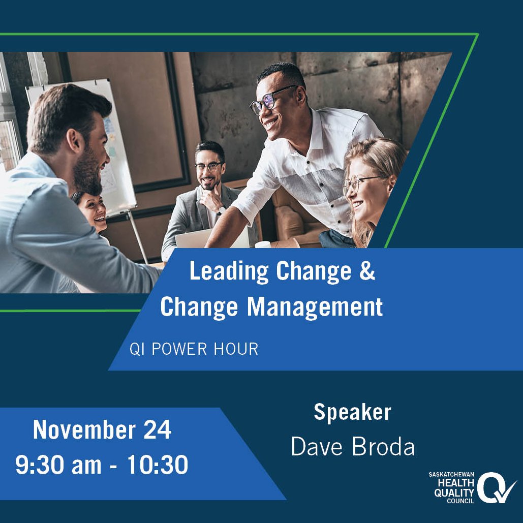 Register now for our next QI Power Hour! Leading change can be a daunting task in any leadership role. This session will discuss different types of change management models and how to implement them.

Learn More! bit.ly/LC_CM