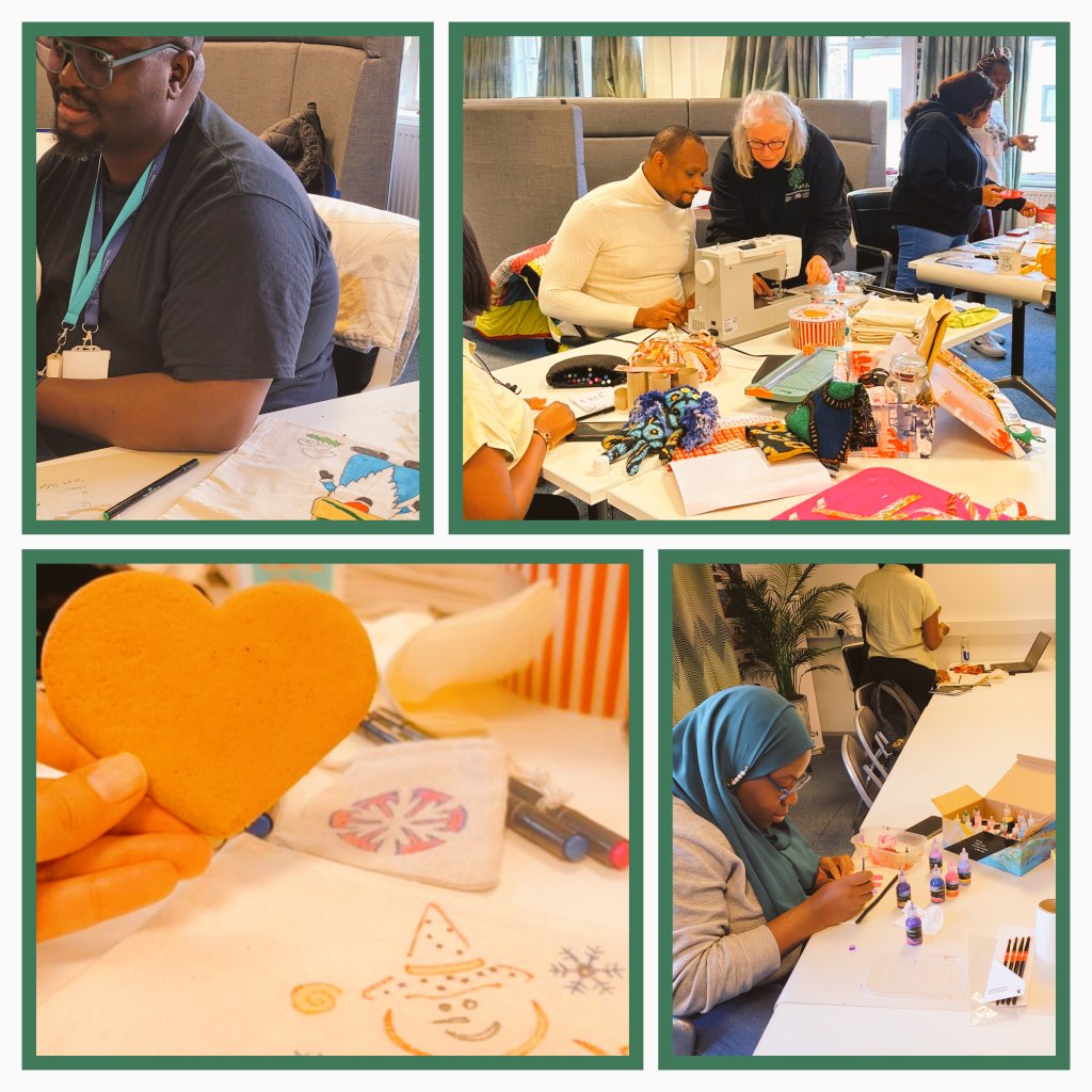 LynnLynnmatt61's tweet photo. Creating together ❤️ @BAMEMentalHS #GS4WB Keeping textiles in circulation longer. 
@SwanseaCouncil
@SwanseaCVS 
@HeritageFundCYM https://t.co/BhanN3piHk
