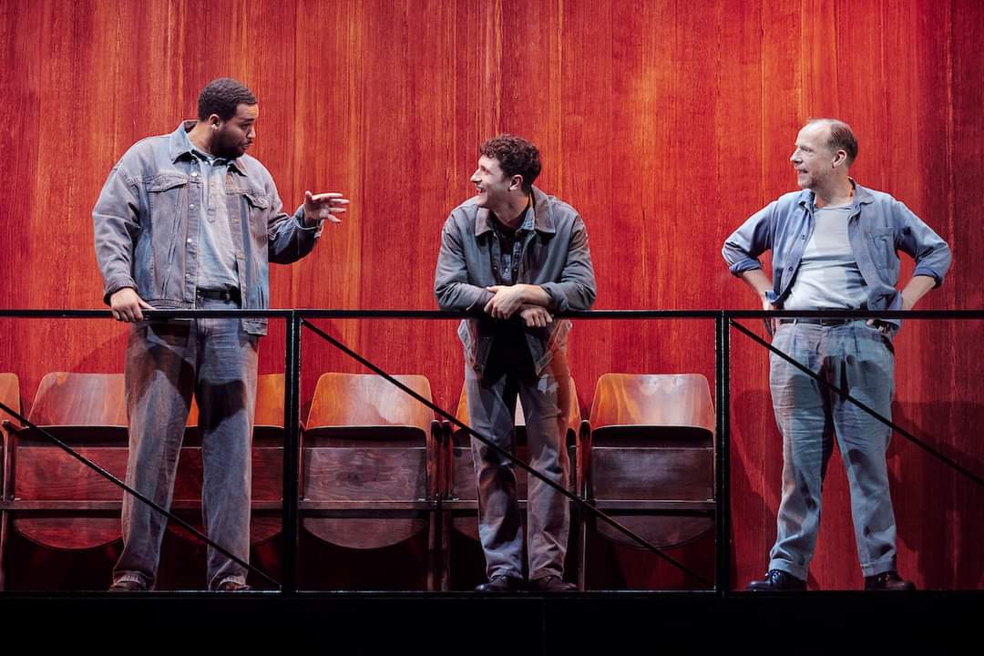 BrigitteUhrmann's tweet photo. #ViewFromTheBridge @ChichesterFT. Love the play for the unspoken subtext. @kirstybushell is wonderfully warm and fighting as voice of reason. @jonathanslinger authentic in self-delusion spiralling towards tragedy. Beatrice's last scream squeezed my heart. I felt tears rolling. https://t.co/uB72l10Ois