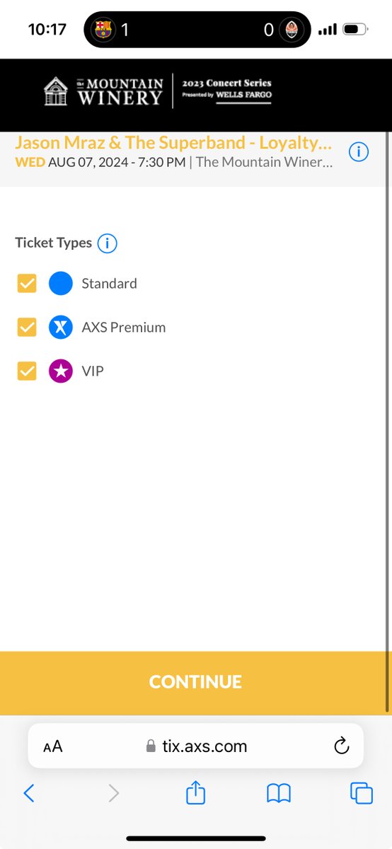 OTKammah's tweet photo. @MountainWinery FYI @axs is not working right now for the Jason Mraz presale. Just shows a blank map! https://t.co/VrqxdK2GHm