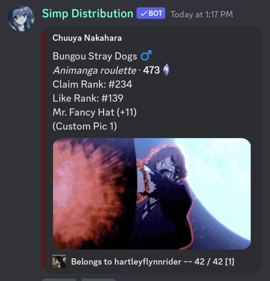 //I know it's just a bot but goddamnit I am aggressively happy stimming rn don't touch me 😭