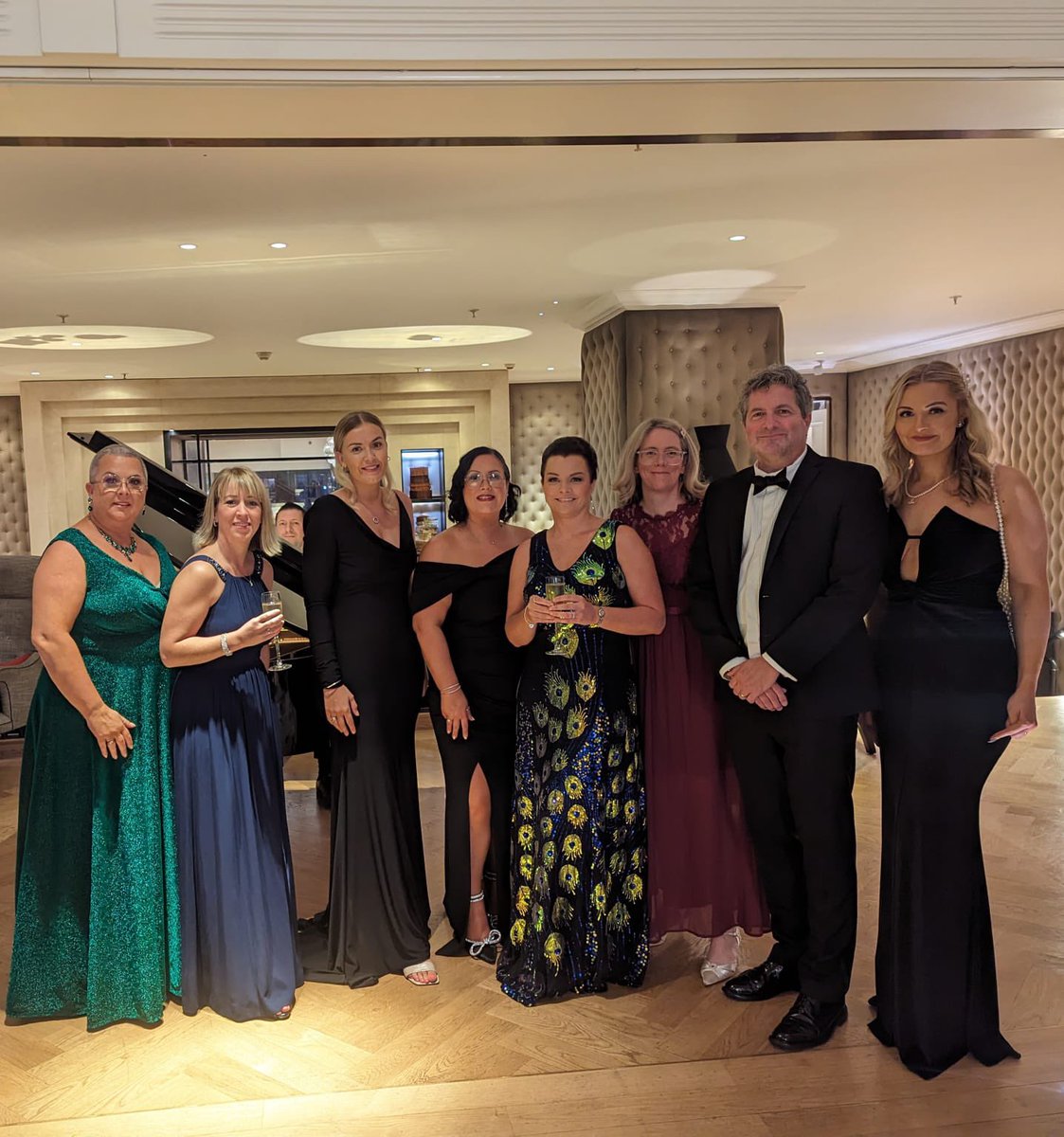<a href="/MWLNHS/">Mersey & West Lancs Teaching Hospitals NHS Trust</a> in the building for the #ntawards tonight 
All looking very smart and well groomed 
Good luck 🤞