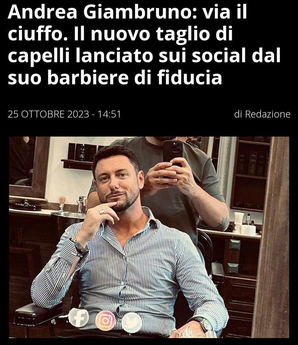 PDUmorista's tweet photo. Caro Andrea Giambruno, se anch'io mi fossi tagliato il ciuffo tutte le volte che ho mandato le mie storie d'amore a puttane a quest'ora sarei pelato. Minchiaaaa, ma io sono pelato.
#AndreaGiambruno #Ciuffo #GiorgiaMeloni https://t.co/bs7Qirpco9