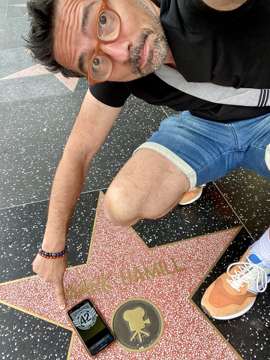 Hey Mark !👋🏼 <a href="/MarkHamill/">Mark Hamill</a> #squadron42 is « FEATURE COMPLETE »… See you soon ?! 😅❤️ #starcitizen #citizencon2953 #citizencon <a href="/BEACON_belgium/">Beacon Events</a>