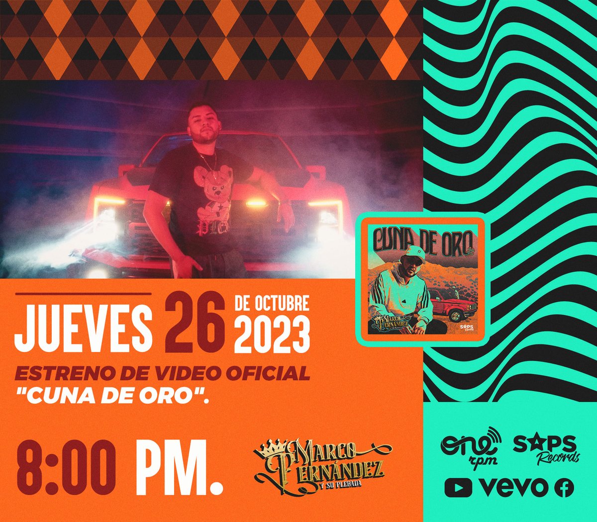 ¿Cómo están plebada? ¡Ya tenemos todo listo para el estreno de "Cuna De Oro"!
onerpm.link/791405564066