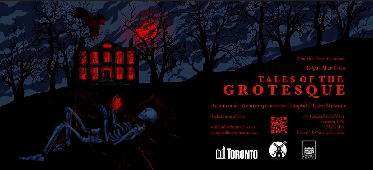 CampbellHouseTO's tweet photo. Tales of the Grotesque is SOLD OUT! Thank you for all our supporters and @whitemillsto for their haunting production. https://t.co/6u1YxDDpEE