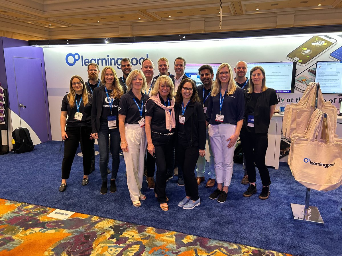 We're excited to kick off at #DevLearn and can't wait to meet you. Stop by and say hi to #TeamLP at booth 312!