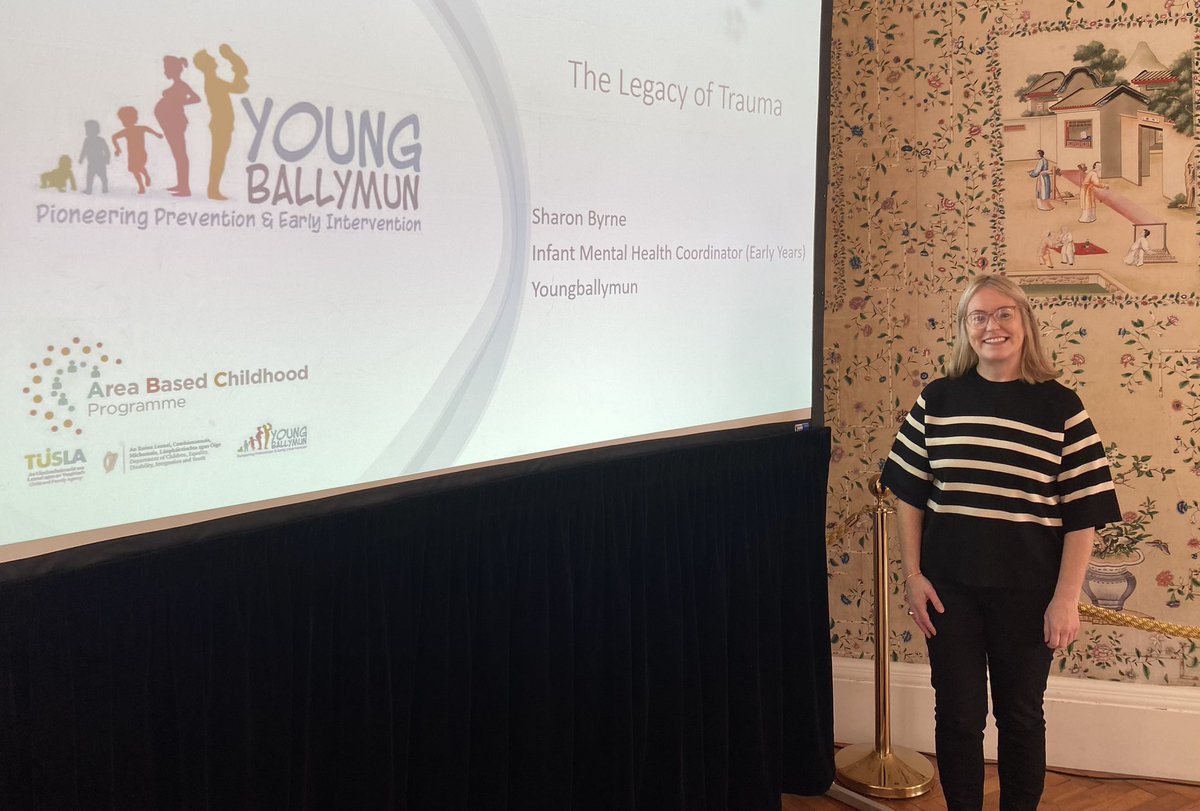 Delighted to share insights from @young_ballymun at Waterford Childcare SETU conference, 'It Takes A Village,' shedding light on the profound effects of trauma on families. Feeling empowered after @Dr__Jude insightful presentation and the other speakers #TraumaAwareness #BeSound