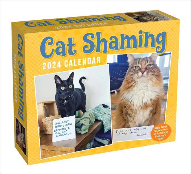omgblog's tweet photo. OMG, the official 2024 CAT-SHAMING calendar is here! https://t.co/dHenuEHEQQ #Cute #animalpics #catshamingcalendar https://t.co/RaGNm6EUqT