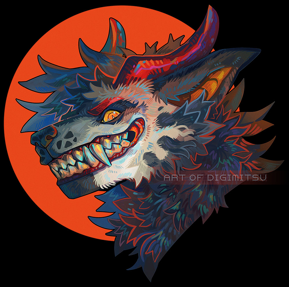 DigimitsuArt's tweet photo. Portrait c0mm for _RANC0R https://t.co/msccOyzQUr